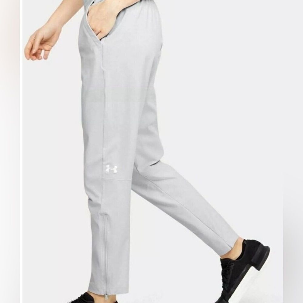 Under Armour Women's Grey Storm Squad 2.0 Woven Pant‎ size XL - Picture 4 of 9